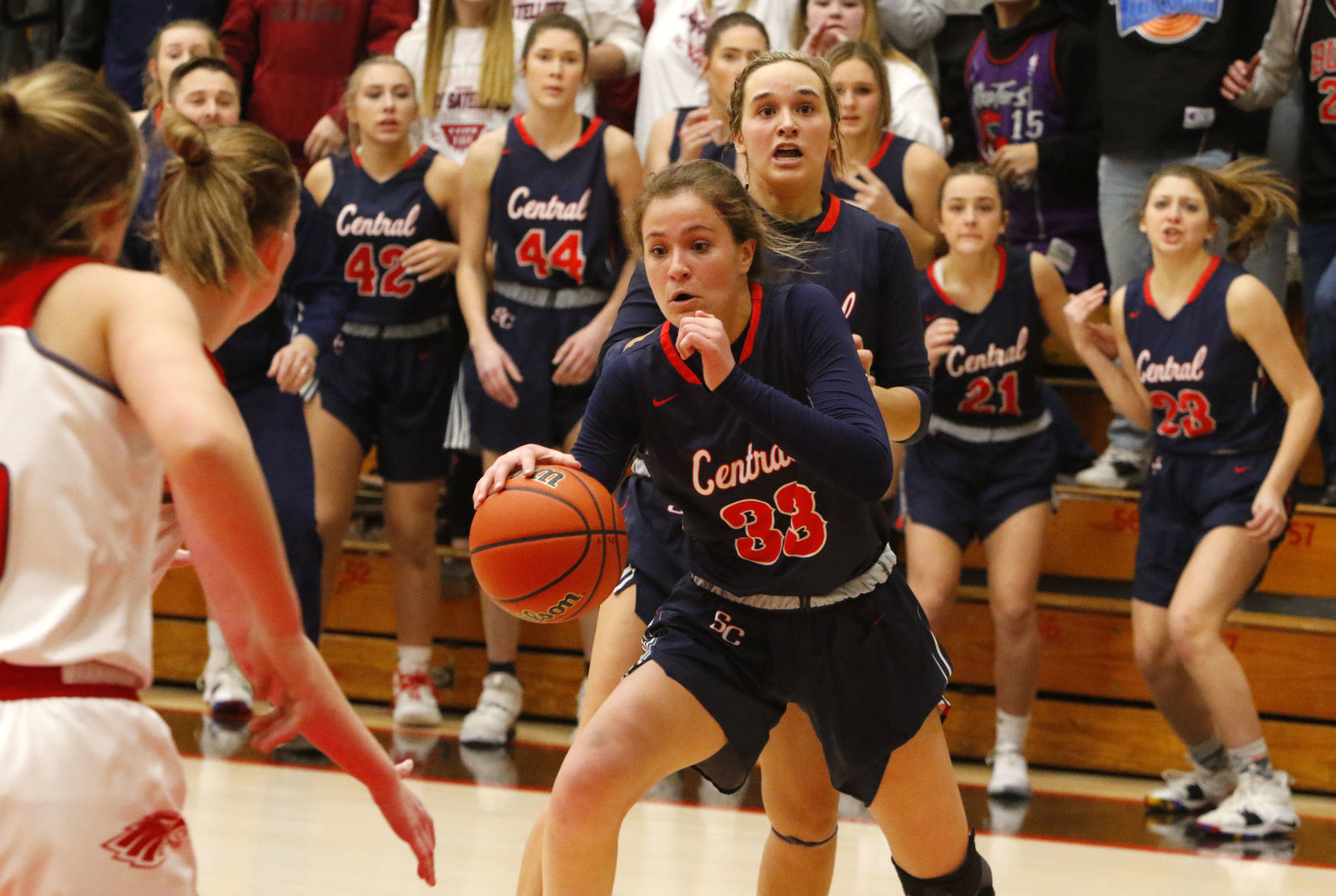 Gallery: 2A girls basketball semistate: South Central vs. Frankton